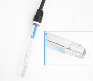 Sonda de vidrio de alta temperatura con electrodo de <span class=keywords><strong>PH</strong></span> <span class=keywords><strong>industrial</strong></span> con compensación de temperatura para tratamiento de aguas residuales alimentos y bebidas - Product Image 5