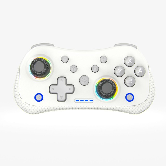RGB Light Mini Wireless Gamepad Gaming Controller with Turbo Function for N-Switch PC Mobile Phone Joystick