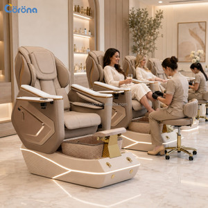Sillón de Pedicura Comercial de Lujo con Atomización de Niebla sin Tuberías, Sillón de Spa para Pies para Salón de Uñas con Masaje - Product Image 2