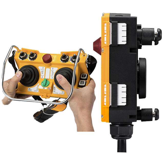 Hot Sale F24-12S Industrial Remote Control 4-Button Single Speed Wireless 100m 433 MHz Waterproof Plastic Anti-Shock for