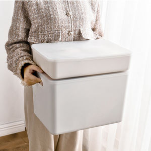 Carrito de Almacenamiento con 4 Contenedores para Cocina, Baño, Sala de Estar, Organizador de Juguetes, Libros, Bocadillos, Ecológico, Rectangular, Tipo Vertical - Product Image 3