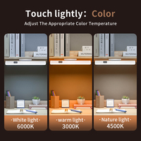 Lampe de chevet au design moderne, rechargeable magnétiquement, à commande tactile, LED, pour lecture, travail, armoire, intérieur, dortoir
