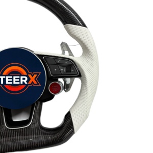 Volant en fibre de carbone personnalisé pour A1 A3 A5 A6 A7 RS R8 RS3 C7 Q5 Q7 S3 8V B8 B9 Q3 Q8 TT - Product Image 3