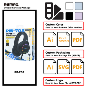 <span class=keywords><strong>Casque</strong></span> <span class=keywords><strong>Gaming</strong></span> USB Remax, <span class=keywords><strong>Casque</strong></span> Filaire avec Haut-Parleur 50 MM, Écouteurs de Jeu avec Micro et Oreillettes Souples - Product Image 2