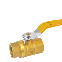 Válvula Yuhuan Sunsy, precio de fábrica, válvula de bola de latón con rosca Npt PN40 600 WOG, palanca larga de estilo largo, puerto completo de 1/4 "-4"