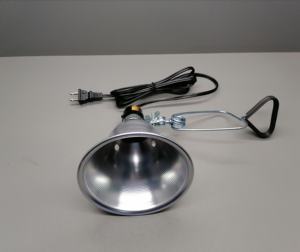 Lampe de bureau à pince réglable en aluminium 60W 5.5 "abat-jour blanc lampe de lecture de table avec alimentation électrique certifiée UL - Product Image 3