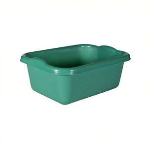 Cubo Rectangular de 10 L, Verde, PP, Belli E Forti BF00856, para Almacenamiento y Limpieza - Product Image 3