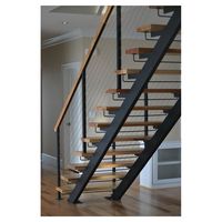 Fabricant d'escaliers Prima, escalier en spirale noir, escaliers utilisés en extérieur, escaliers en métal, escalier en forme de L