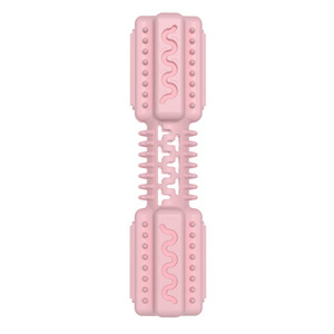 Jouets à mâcher pour chiots et chiens de petite taille, en forme d'haltère, en caoutchouc TPR de qualité alimentaire, pour chiens de petite taille - Product Image 3