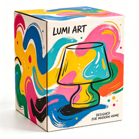 Boîte lumineuse LED personnalisée avec impression de logo sur papier, conception gratuite, emballage pour ampoules LED