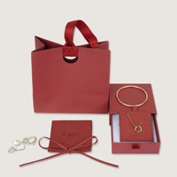 Pochette à bijoux en velours et microfibre avec insert en mousse souple pour une présentation protectrice