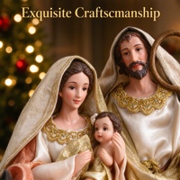 Crèche en résine artisanale, figurines de Noël décoratives et de collection, ensemble de 8 pièces représentant les Sages-Meilleurs et les bergers