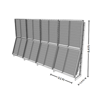 Support de sol en métal personnalisé BGS pour cartes à collectionner, présentoir avec étagères réglables, présentoir pour cartes classées pour les magasins de détail, cartes PTCG