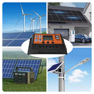 <span class=keywords><strong>Contrôleur</strong></span> de Lampadaire <span class=keywords><strong>Solaire</strong></span> Noir DC 11.1V PWM LCD, Régulateur de Charge <span class=keywords><strong>Solaire</strong></span> 12V 24V 10A 20A - Product Image 6