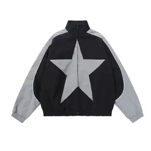 OEM Men`s Varsity Baseball Jacket Bomber coats Big Star Jacket Street Wear With Pocket Winter Jacket Man
