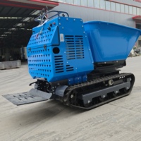 Mini-chargeuse sur chenilles hydraulique basculante compacte diesel à chenilles en caoutchouc pour la construction agricole - Vente en gros