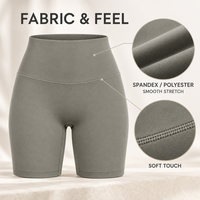 Shorts de sport taille haute sans couture pour femme, avec cordon de serrage, effet galbant et rehausseur de fessier, idéal pour la course, le yoga et l'entraînement – Grande taille – Nouvelle collection