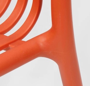Innovation moderne nordique épaissie empilable extérieur intérieur jardin café restaurant PP chaise de salle à manger en plastique avec accoudoir - Product Image 5