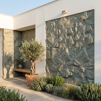 Fabricant direct, panneaux en pierre culturelle PU personnalisés, haute durabilité, anti-corrosion, légers, revêtement mural en pierre artificielle