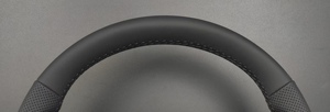 Volant en cuir perforé S-Line avec palettes de changement de vitesse pour Audi A3 A4 <span class=keywords><strong>A5</strong></span> A6 Q3 Q5 Q7 R8 A7 RS6 A8 S/RS Series - Product Image 3