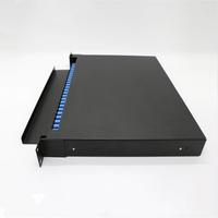 4 8 12 24 48 72 96 144 Port Fiber Optic Terminal Patch Panel FTTH luar ruangan dalam ruangan jenis rak laci