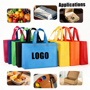 Bolsas no tejidas Spunbond de alto grado MOQ pequeñas Bolsa no tejida de compras reutilizable con impresión a la vista - Product Image 1