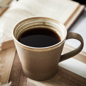 แก้วกาแฟเซรามิกทำมือสไตล์วินเทจพร้อมจานรอง ชุดแก้วน้ำนม น้ำเปล่า สำหรับอาหารเช้า - Product Image 4