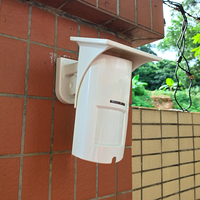 Système d'alarme anti-intrusion solaire sans fil extérieur avec capteur de mouvement PIR IP65, portée de 12 m, compatible application TUYA, sécurité périmétrique numérique