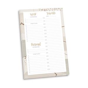 Bloc-notes personnalisable hebdomadaire quotidien chronométré pour le <span class=keywords><strong>travail</strong></span> personnel à faire pour le bureau à domicile détacher la liste <span class=keywords><strong>de</strong></span> contrôle horaire bloc-notes magnétiques - Product Image 2