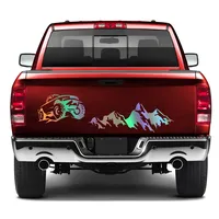 Autocollants de pare-chocs de porte arrière de ramassage pour Ford F150 Ranger Dodge Ram Toyota Hilux GWM Poer Isuzu Dmax décalcomanie de hayon de voiture universelle