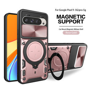 Funda Protectora para Teléfono con Soporte Magnético Ajustable de Metal para <span class=keywords><strong>Google</strong></span> <span class=keywords><strong>Pixel</strong></span> 10 9 Pro XL/9 8 7 <span class=keywords><strong>6</strong></span> Pro/9A/10A - Product Image 4