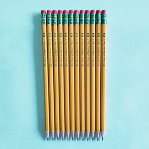 Crayons en bois hexagonaux HB de marque <span class=keywords><strong>Sentance</strong></span> modèle 1183, vert, 14,5 cm, mine noire, sérigraphie, école primaire, vente en gros - Product Image 4