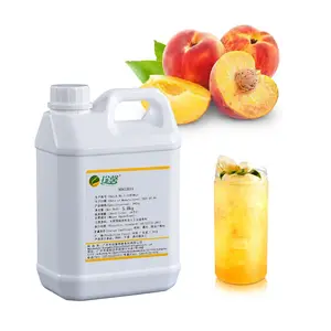 Popular Peach Juice Flavors Concentrate Custom Food Flavoring Oil For Beverage Essential Oil For Juice Beverage Milk Making
