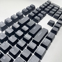 Personalized Translucent German Keycaps ABS Material OEM Profile Doubleshot Process Mechanical Keyboard Keycaps