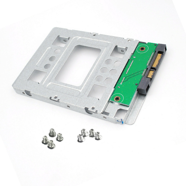 654540-001 2.5" to 3.5" HDD Adapter Tray N54L N40L N36 2.5inch SSD to 3.5inch SATA Server Caddy Hard Drive Adapter Converter
