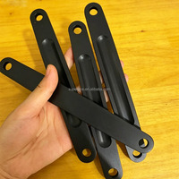 Sangles de suspension en aluminium anodisé noir de 7 pouces pour échelle de positionnement droite Jacobs, pour montage de suspension de voiture de course Sprint Midget