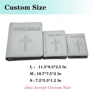 Échantillon gratuit de housse de bible imperméable de haute qualité en nylon pour femmes, housses de bible à sublimation - Product Image 4