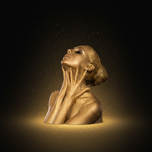 Ritratto Moderno ad Acquerello <span class=keywords><strong>di</strong></span> <span class=keywords><strong>Donne</strong></span> Nere, Arte Murale che Tocca il Viola, Stampe <span class=keywords><strong>di</strong></span> Mezzo Volto per Decorazione Casa e Camera da Letto - Product Image 2