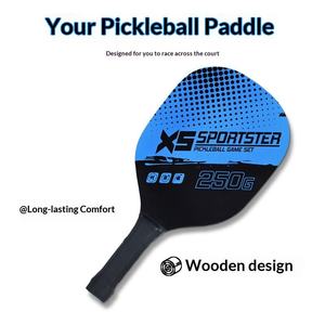 Raquettes de pickleball en bois de haute qualité, conçues pour l'entraînement en extérieur, optimisées pour le sport - Product Image 3