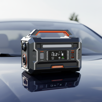 Maxcellent Car Jump Starter Tire Inflator Wireless Car Vacuum Fast-Charging Outdoor Power Bank 60000mAh Battery 1800A Peak