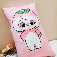 Oreiller en peluche imprimé de dessins animés personnalisables |   Coussin en tissu de haute qualité, doux, OEM/ODM acceptable, design personnalisé