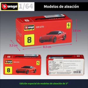 Bburago 1:64 Serie <span class=keywords><strong>Auto</strong></span> Sportive Italiane, Modellini in Metallo Pressofuso in Confezione Premium per Collezionisti, Regalo, Vendita all'Ingrosso - Product Image 5
