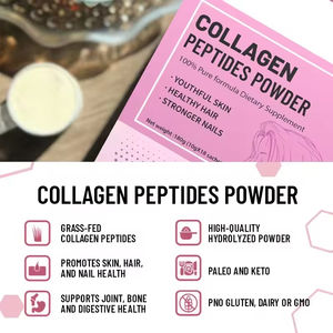 Collagène en poudre de protéines de peptides de collagène de bœuf nourri à l'herbe hydrolysé halal de marque privée, collagène de poisson pour femmes - Product Image 6