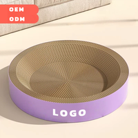 Lit-griffoir pour chat en carton ondulé écologique, durable, pour chaton d'intérieur, mobilier pour animaux de compagnie, jouets et accessoires pour chat, motif dessin animé