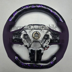 Volante de Cuero Perforado de Fibra de Carbono de Alta Calidad al por Mayor, Nuevos Productos para Volante de Auto Infiniti Q50 - Product Image 5