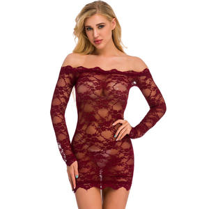 Женское прозрачное кружевное нижнее белье - Product Image 3