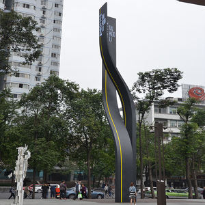 119B forteresse spirituelle fabricant de panneaux de guidage lumineux communauté extérieure hôtel plaza grand logo créatif sculpture ornements - Product Image 3