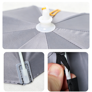Chapeau parapluie avec ventilateur solaire, refroidissement mains libres, pêche, randonnée, camping, imperméable, pare-soleil respirant, portable - Product Image 3