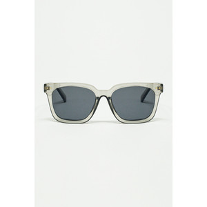 Square Bevel <b>Frame</b> Sunglasses in <b>Grey</b> - Product Image 2