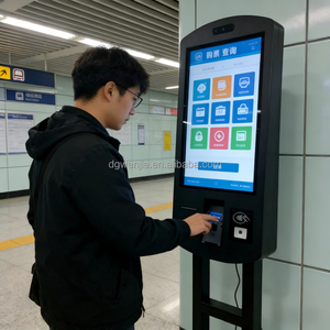 Kiosco de Pago de Autoservicio para Pedidos de Comida Rápida, Terminal de Pedidos con Pantalla Táctil de Doble Cara para McDonald's/KFC/Restaurantes - Product Image 1